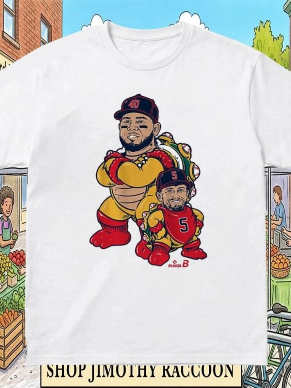 Willson Contreras and Caleb Durbin Bowser & Mini Bowser Shirt